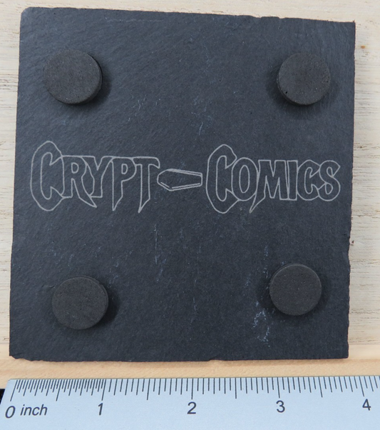 Laser Engraved Slate Coaster - G (v.4)