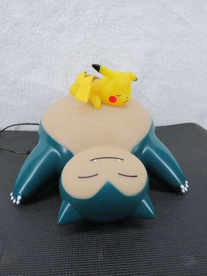 Pokemon Sleeping Snorlax & Pikachu 3D Night Light w/ USB Plug