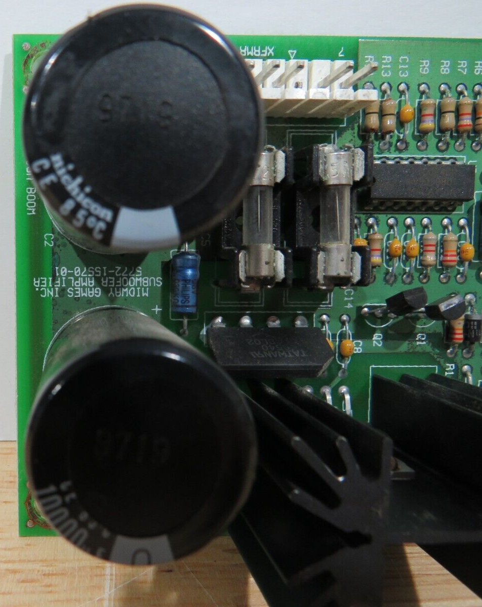 Midway Games Subwoofer Amp PCB 5772-15570-01