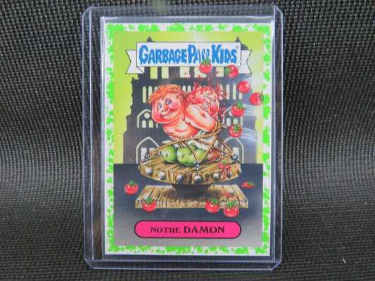 2019 Topps Garbage Pail Kids Retro Horror - Notre Damon #4a - Green0