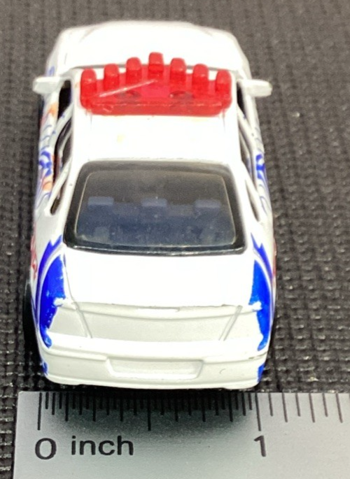 1999 Matchbox Chevrolet Impala Police Car White/Blue