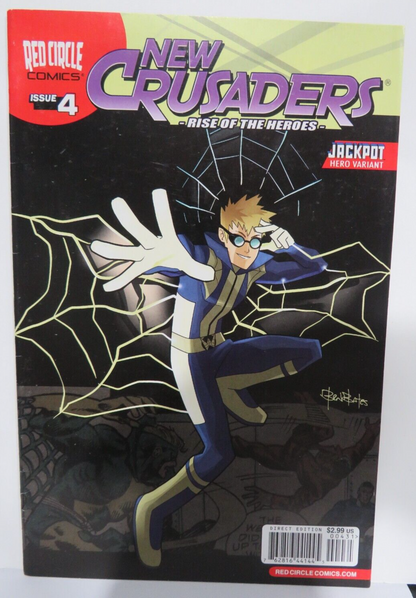 New Crusaders Rise of the Heroes #4 - Red Circle Comics - Jackpot Hero Variant