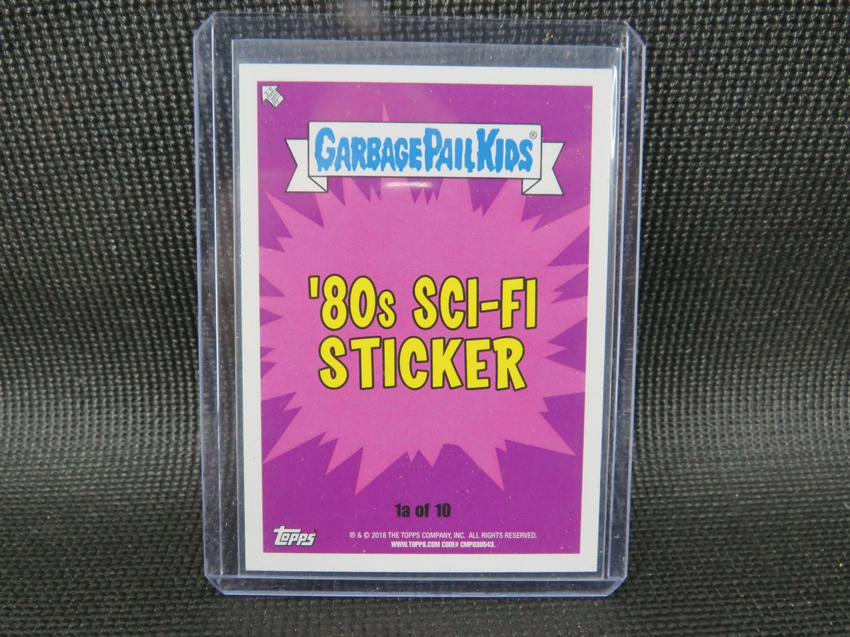 2018 Garbage Pail Kids '80s Sci-Fi Sticker Sammy Swamp #1a of 10 - Yellow1