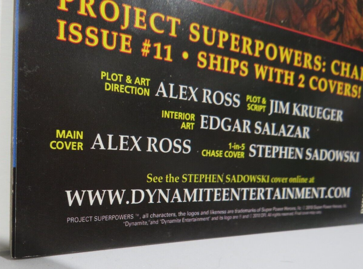 Project Superpowers The Big Shots #10 Cover A Dynamite Comic 2010