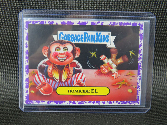 2019 Topps Garbage Pail Kids '80s Horror Homicide El #10a of 15 - Purple0