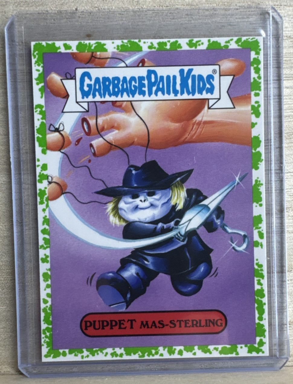 2018 Topps Garbage Pail Kids - Puppet Mas Sterling - Green