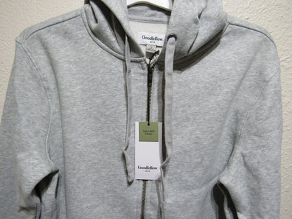 Goodfellow & Co Gray Hooded Ultra-Soft Fleece Sweatshirt - Size Small