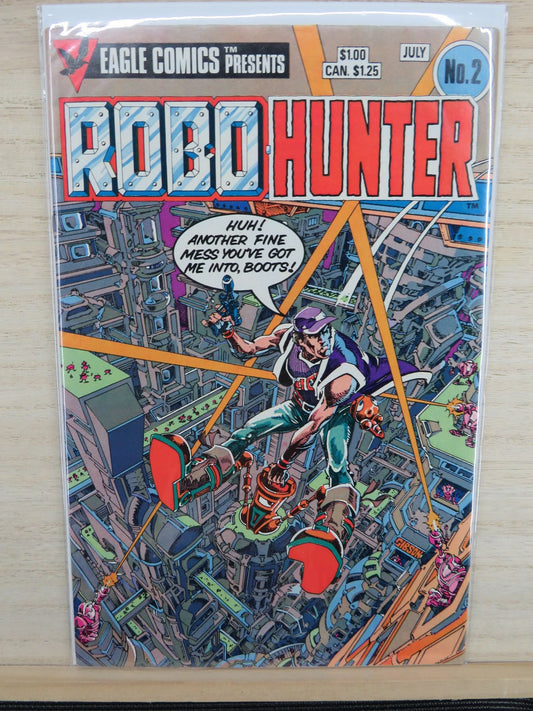Robo Hunter #2 July 1984 - Eagle Comics