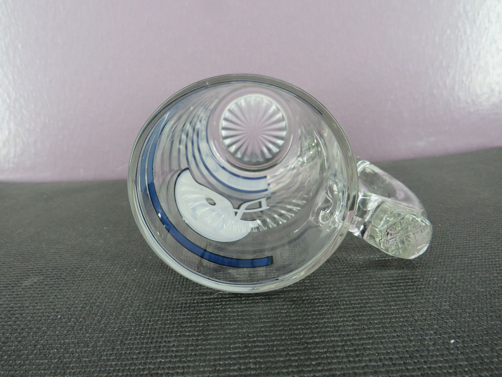 Vintage Indianapolis Colts Beer Mug Stein Tall Glass 1980s NFL