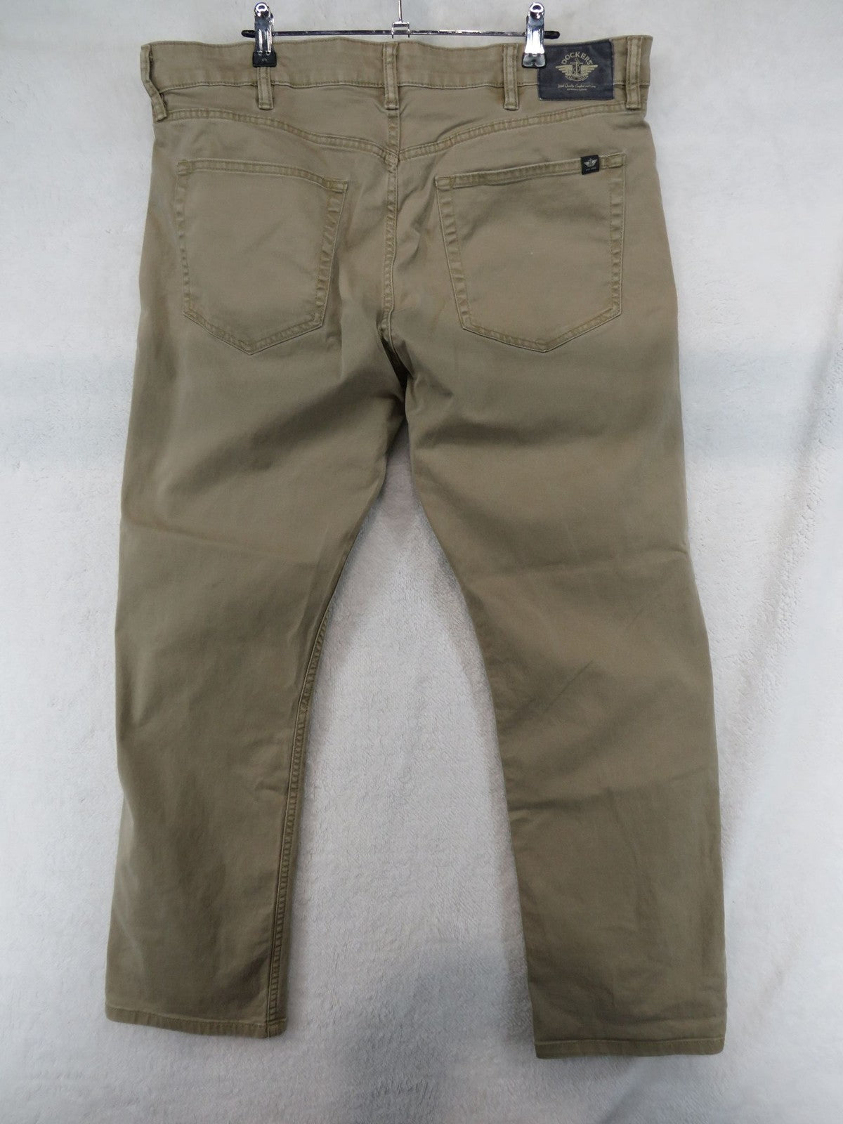 Dockers Pants Mens 38x30 Straight Khaki JeanCut Chino Casual Flat Front