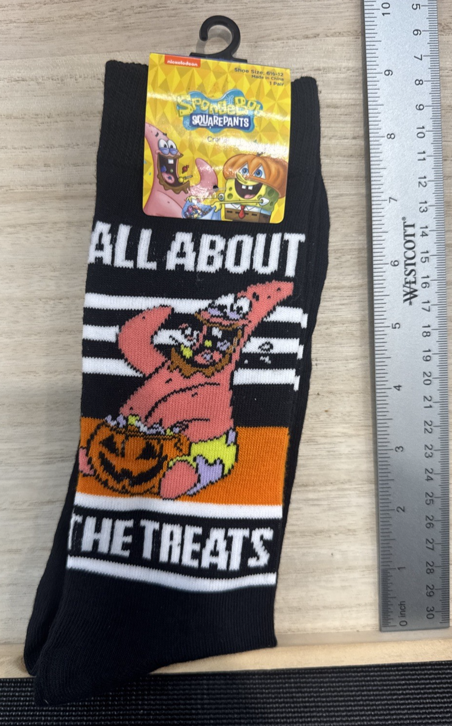 Nickelodeon SpongeBob SquarePants Socks - Shoe Size 6.5-12