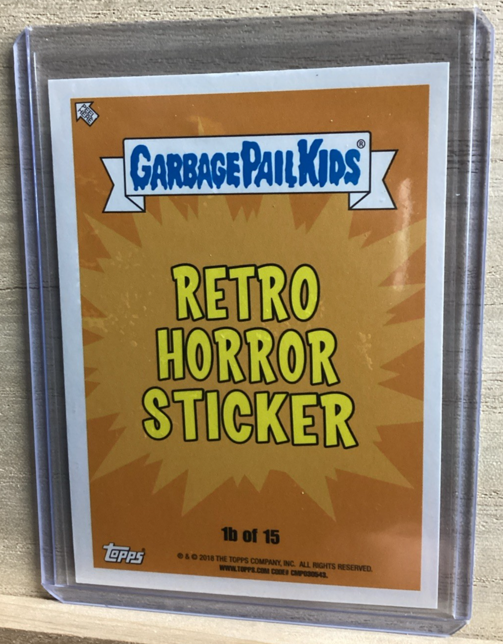 2018 Topps Garbage Pail Kids - Leaky Linda - Yellow