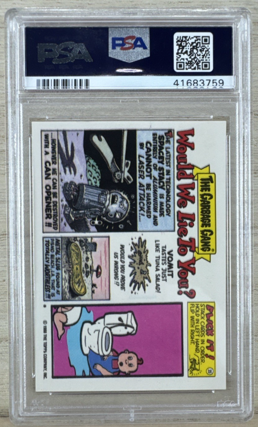 1988 Topps Garbage Pail Kids - Walt To Wall #548a - PSA 81