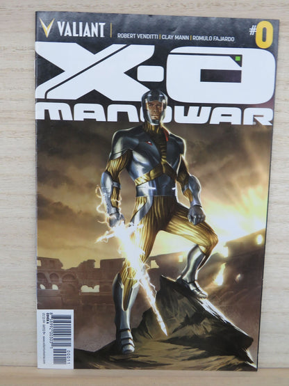 X-O Manowar #0 Oct 2014 - Valiant Comic - Cover A
