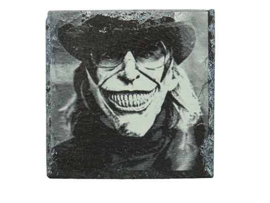 Laser Engraved Slate Coaster - GB2