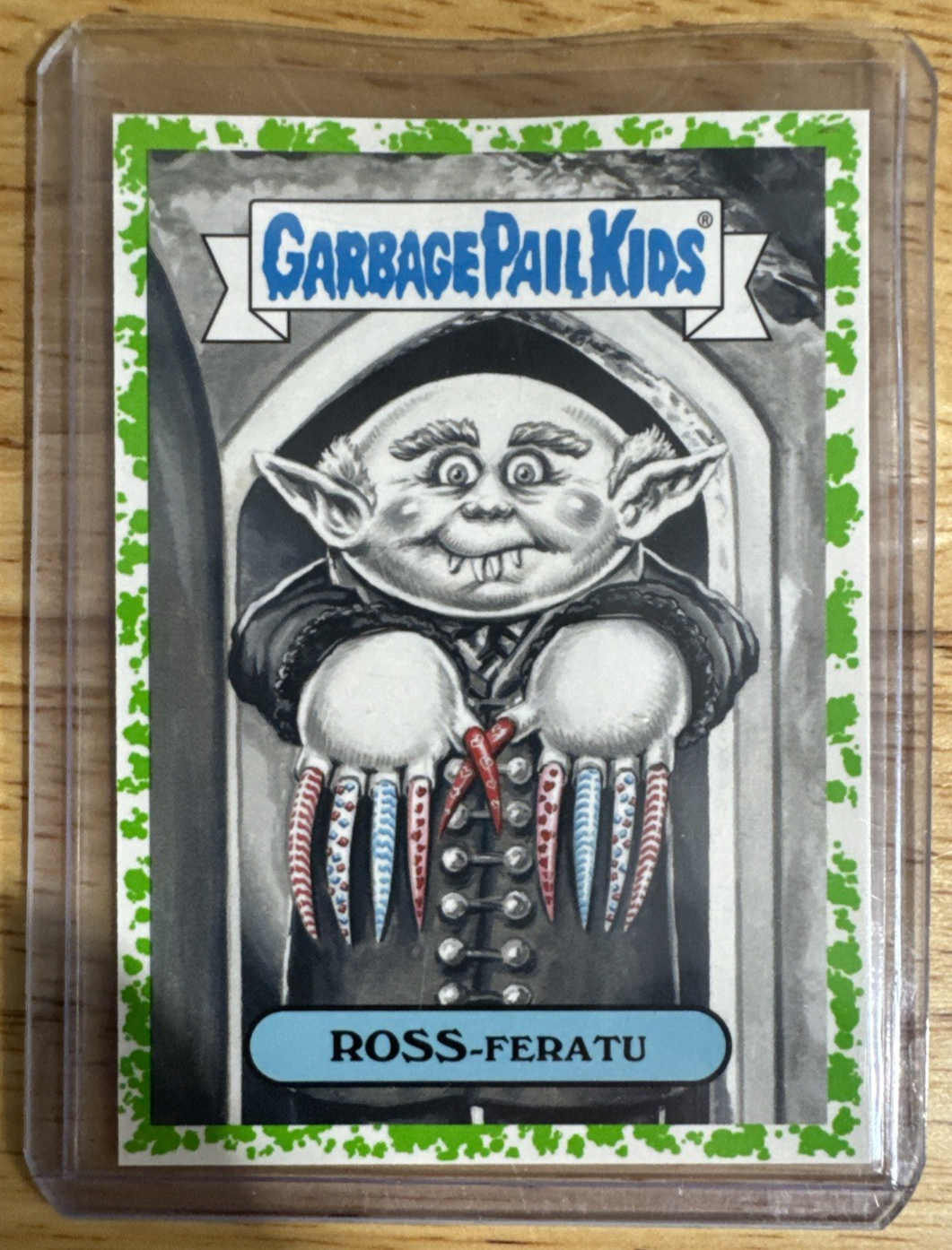2018 Topps Garbage Pail Kids - Ross Feratu - Green