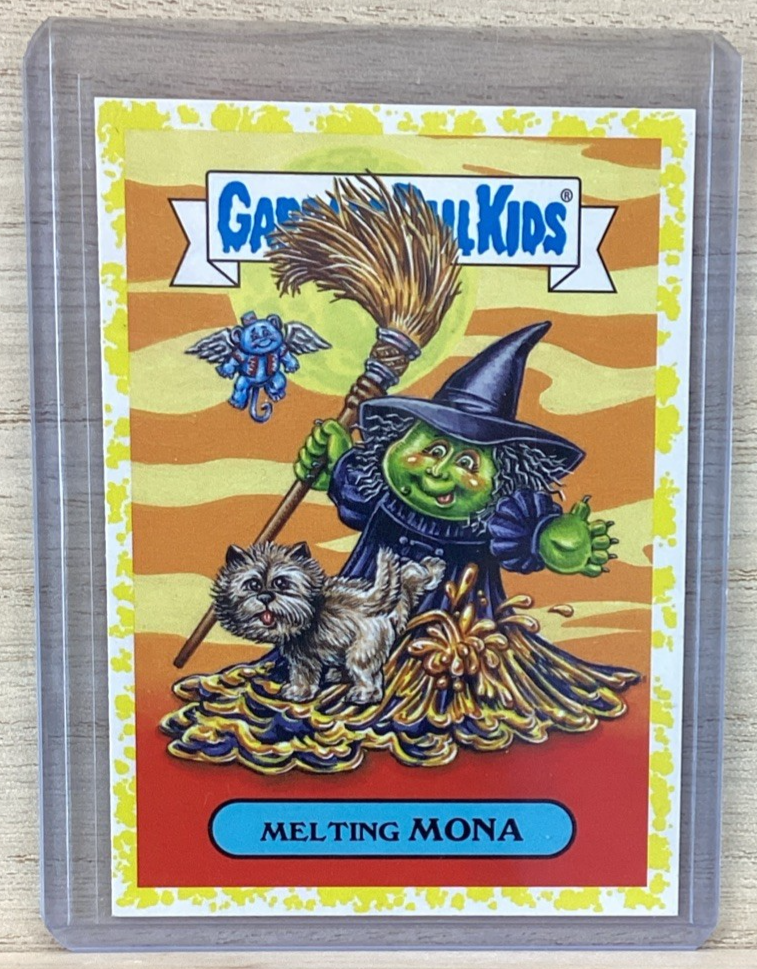 2018 Topps Garbage Pail Kids - Melting Mona - Yellow