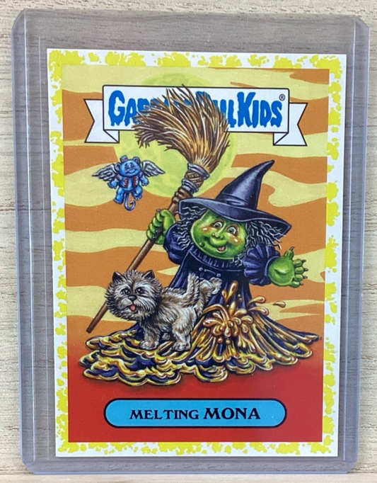2018 Topps Garbage Pail Kids - Melting Mona - Yellow