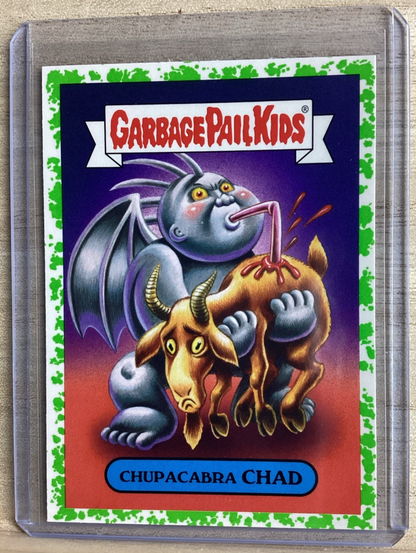 2018 Garbage Pail Kids - Chupacabra Chad - Green