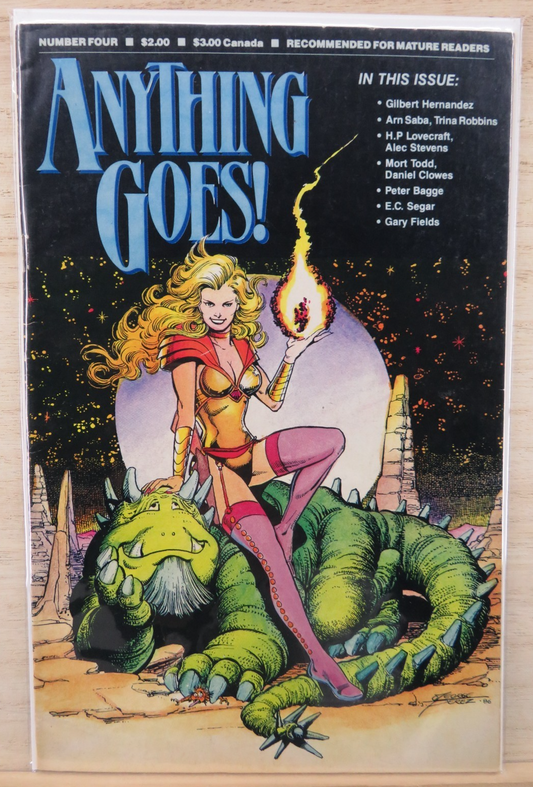 ANYTHING GOES! #4 - 1987 COMIC BOOK