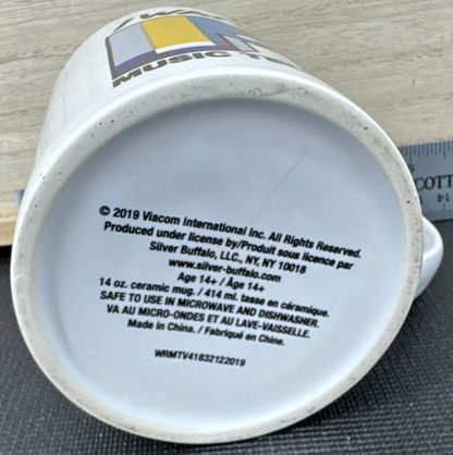 I Want My MTV Music Television Ceramic Mug - 14 oz - 2019 Viacom International