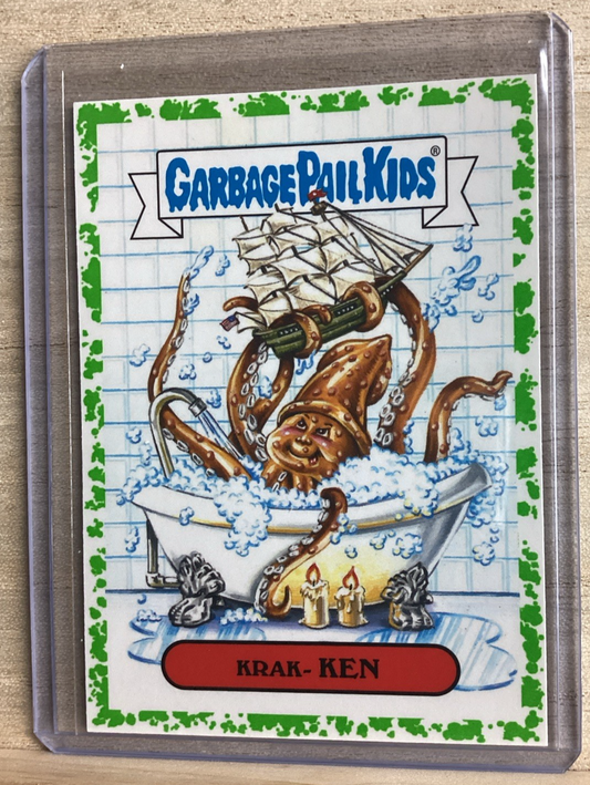 2018 Garbage Pail Kids - Krak Ken - Green