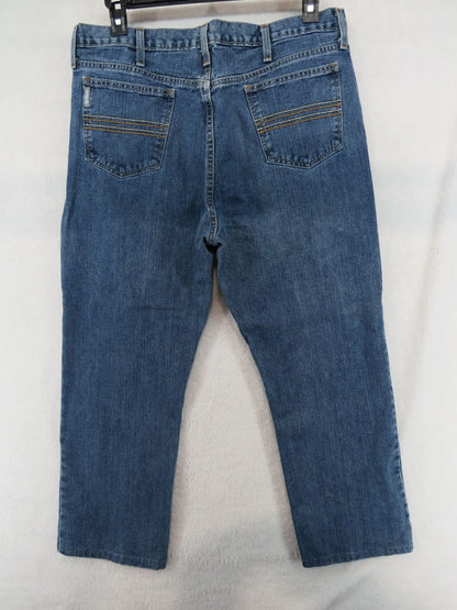 Cinch Jeans Mens 38x30 Blue Straight Leg Zipper Fly Five Pocket Denim Classic