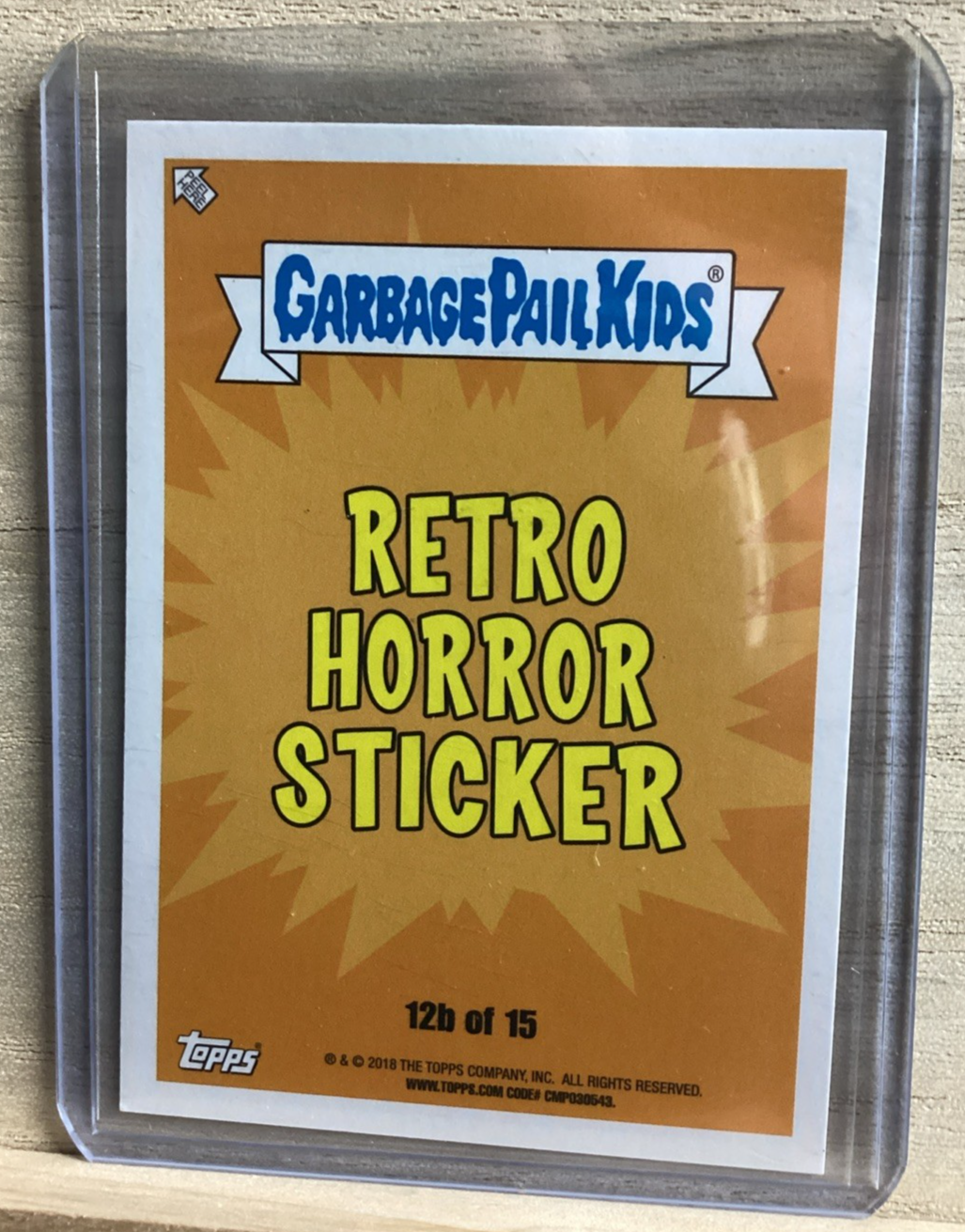 2018 Topps Garbage Pail Kids - Sacrificed Stevie - Purple
