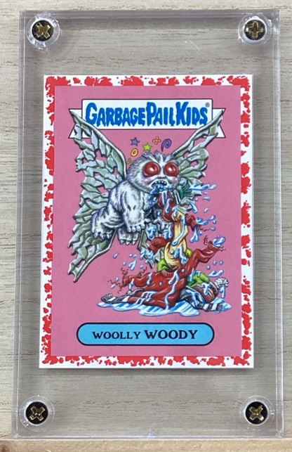 2018 Garbage Pail Kids - Woolly Woody - Red 31/75