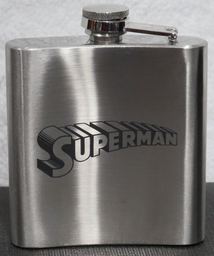 Laser Engraved Stainless Steel Flask - SM3