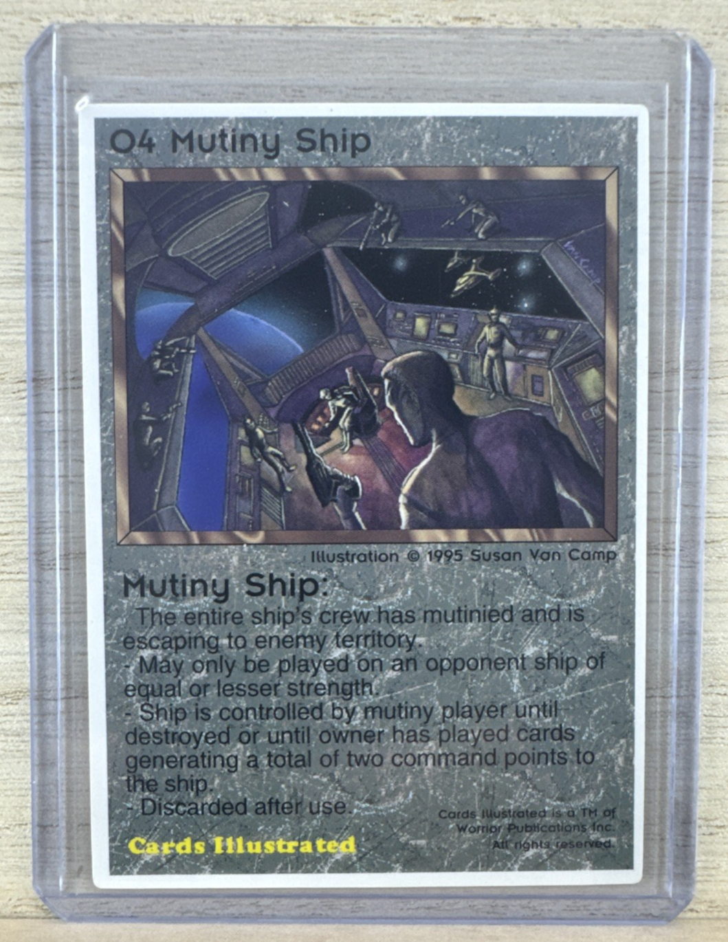 O4 Mutiny Ship Galactic Empires CCG 1995