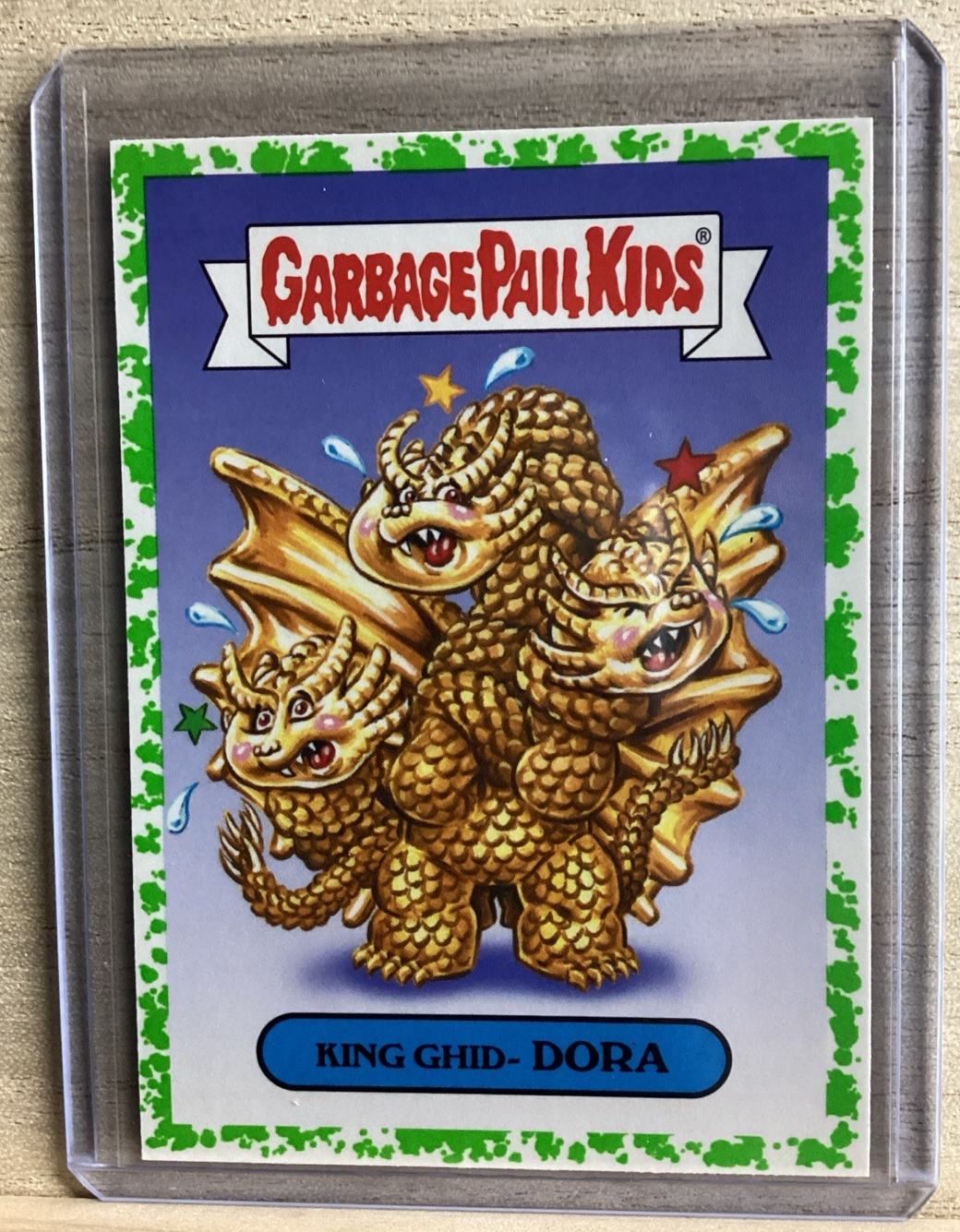 2018 Topps Garbage Pail Kids - King Ghid Dora - Green