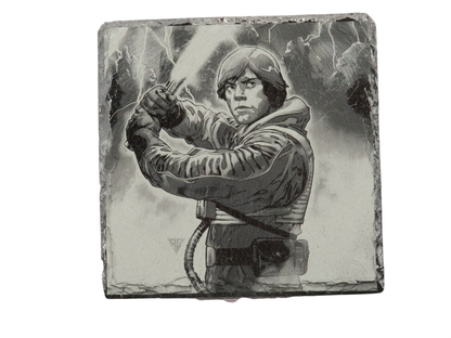 Laser Engraved Slate Coaster - SW6