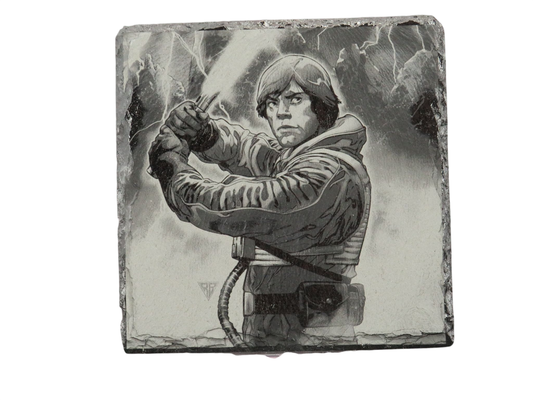 Laser Engraved Slate Coaster - SW6