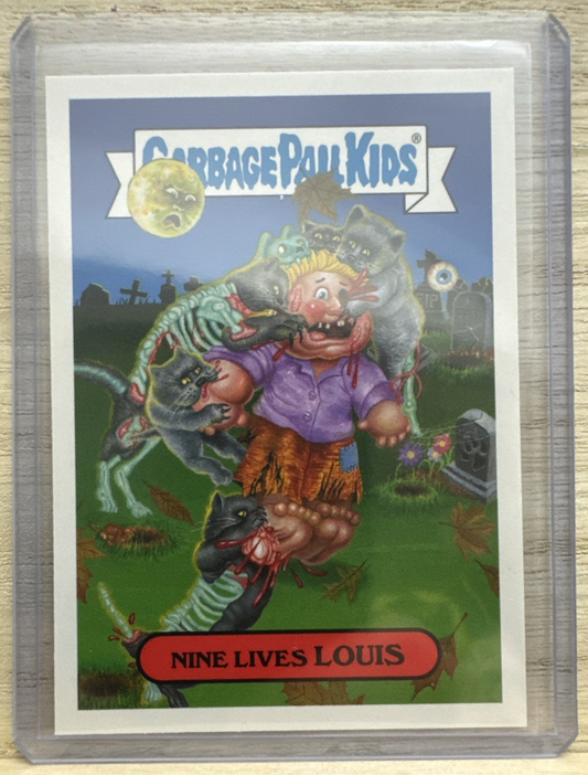 2018 Topps Garbage Pail Kids - Nine Lives Louis