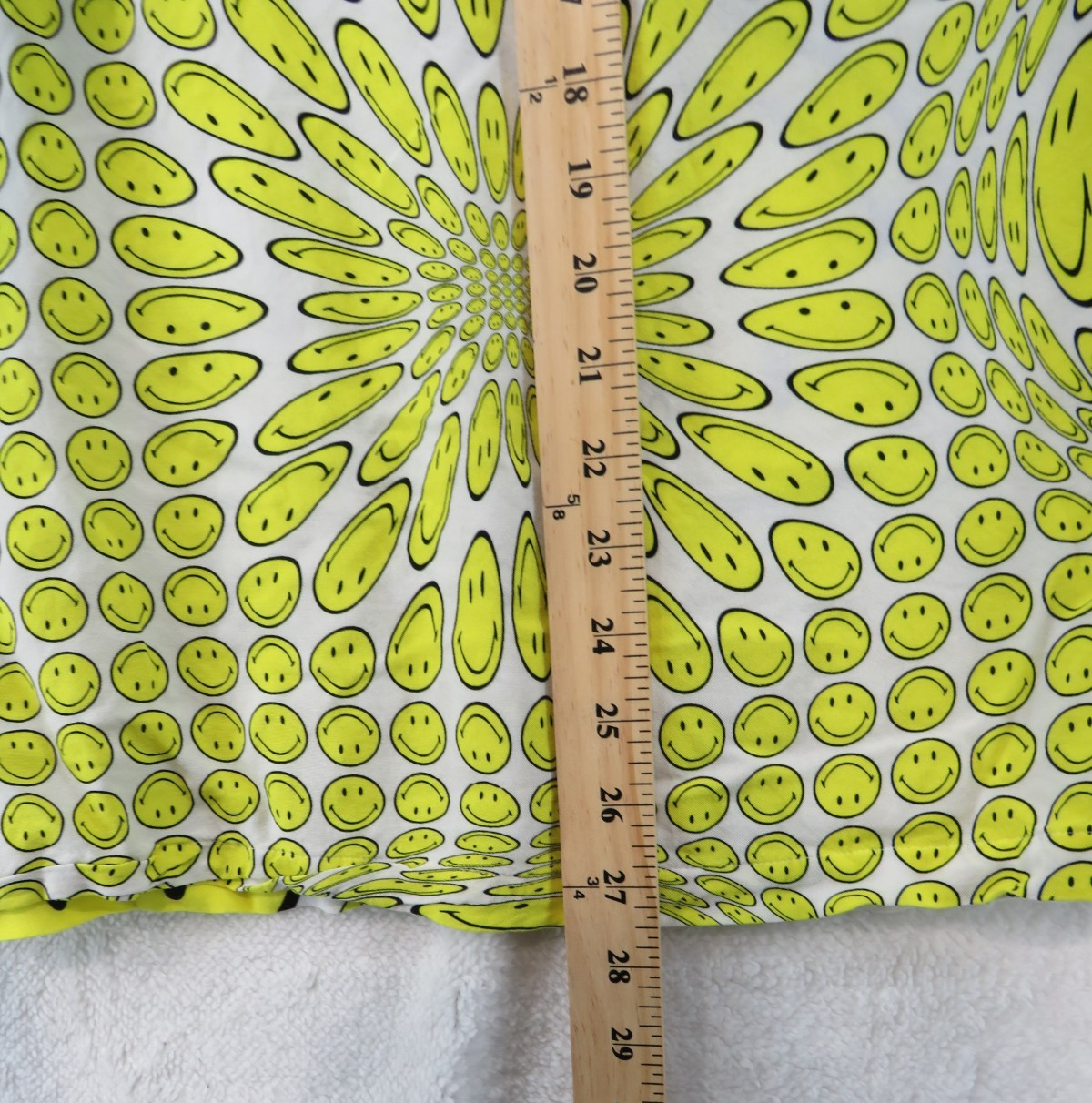 ASOS Design Smiley Collab Short Sleeve Relaxed Button Up Shirt - Size XL