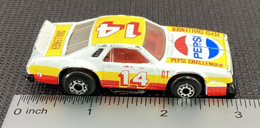 1980 Matchbox Chevy Pro Stocker Pepsi Challenger Stock Car #141