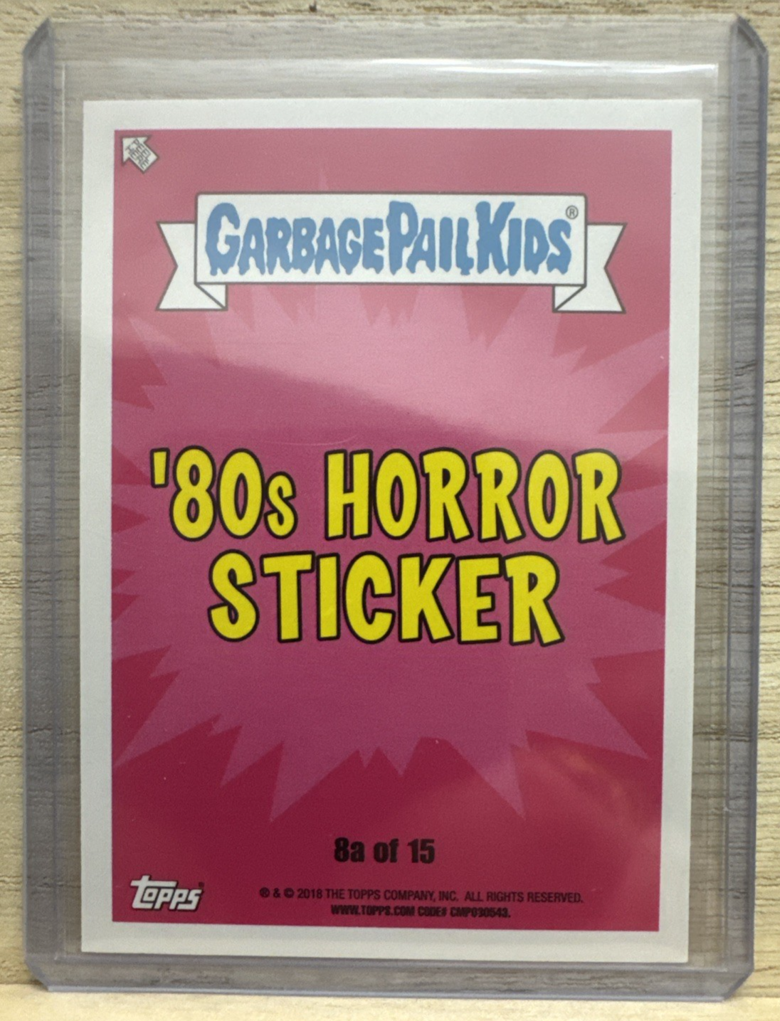 2018 Topps Garbage Pail Kids - Chet Sematary