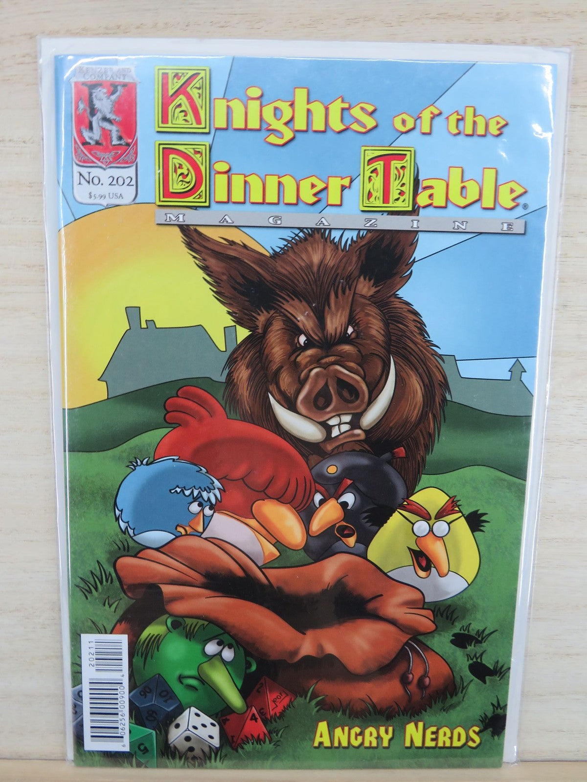 Knights of the Dinner Table Magazine #202 Angry Nerds - Kenzer and Company