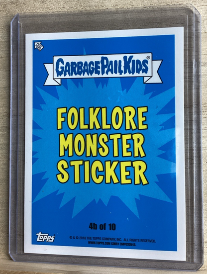 2018 Garbage Pail Kids - Gianna Squid - Yellow