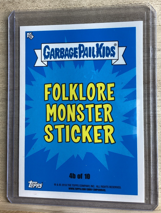 2018 Garbage Pail Kids - Gianna Squid - Yellow