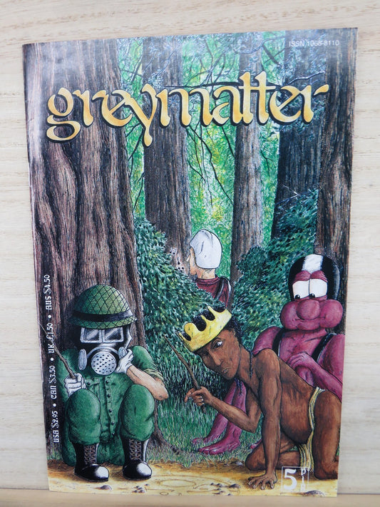 GREY MATTER #5 - 1994 - Black &White - ALAFFINITY PUBLISHING