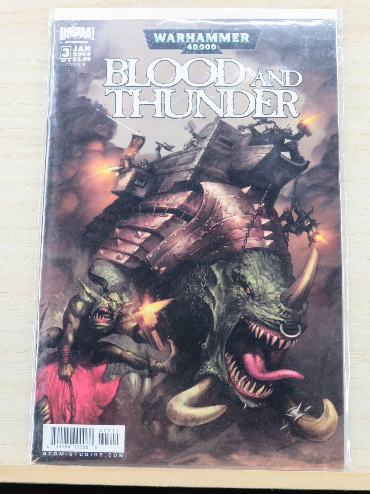Warhammer 40,000 Blood and Thunder #3 Jan 2008 - BOOM Studios Comic Cover B0