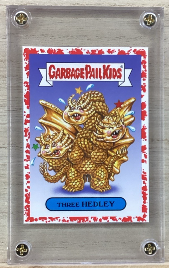 2018 Topps Garbage Pail Kids - Three Hedley - Red 29/75