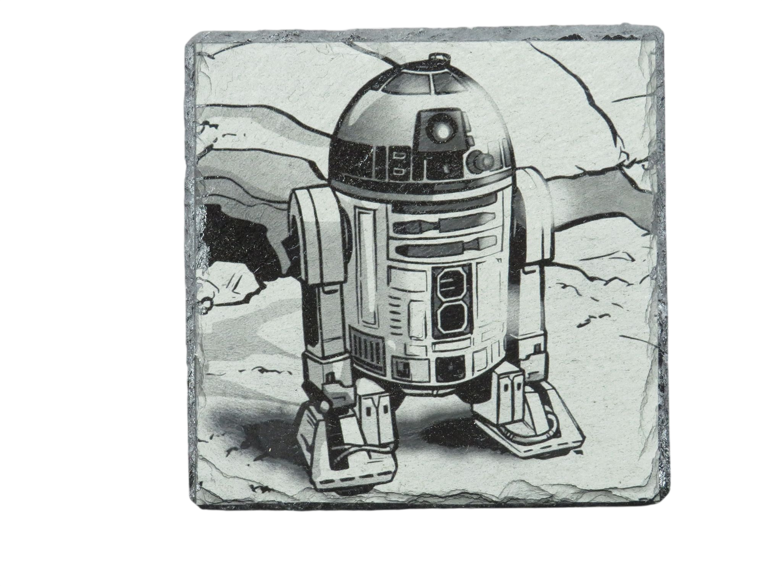 Laser Engraved Slate Coaster - SW5