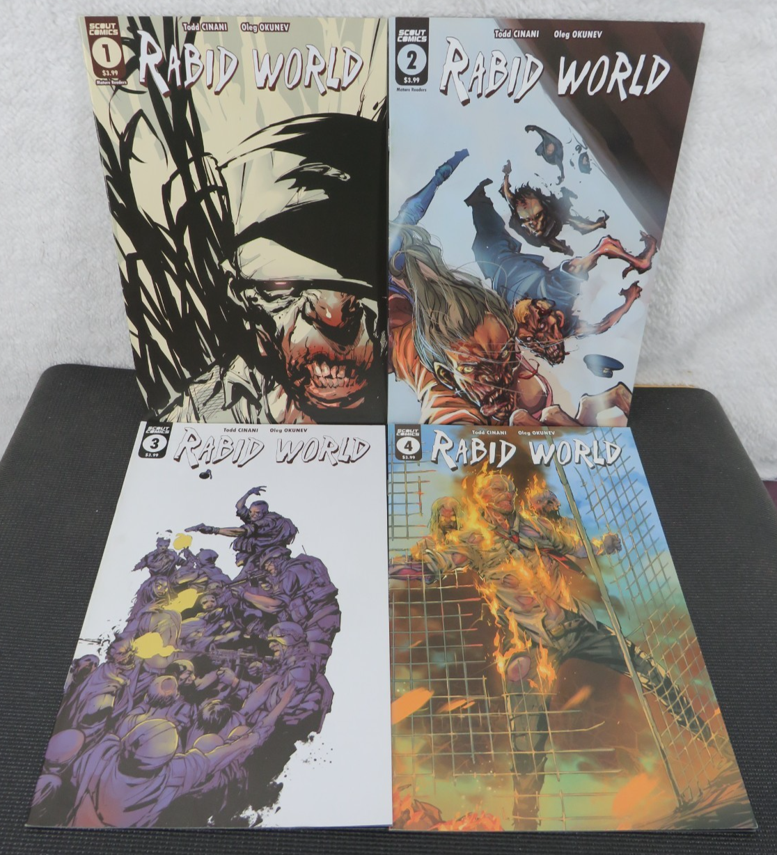 Rabid World #1-4 - Scout Comics - 2021 - Lot of 4 Comics