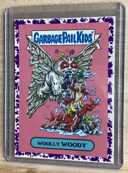 2018 Garbage Pail Kids - Woolly Woody - Purple