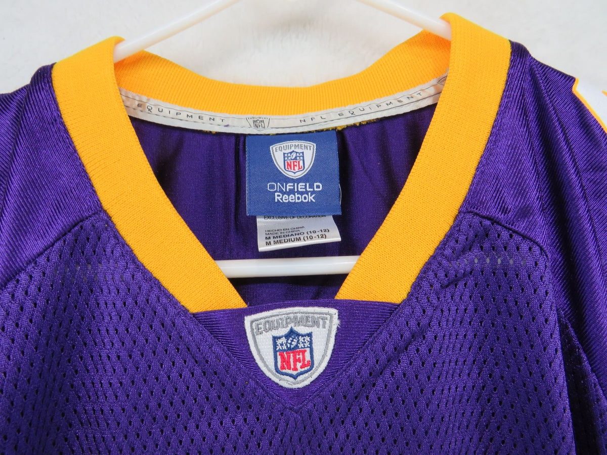 Minnesota Vikings Reebok NFL Jersey - Youth Medium 10-12 - Brett Favre #45
