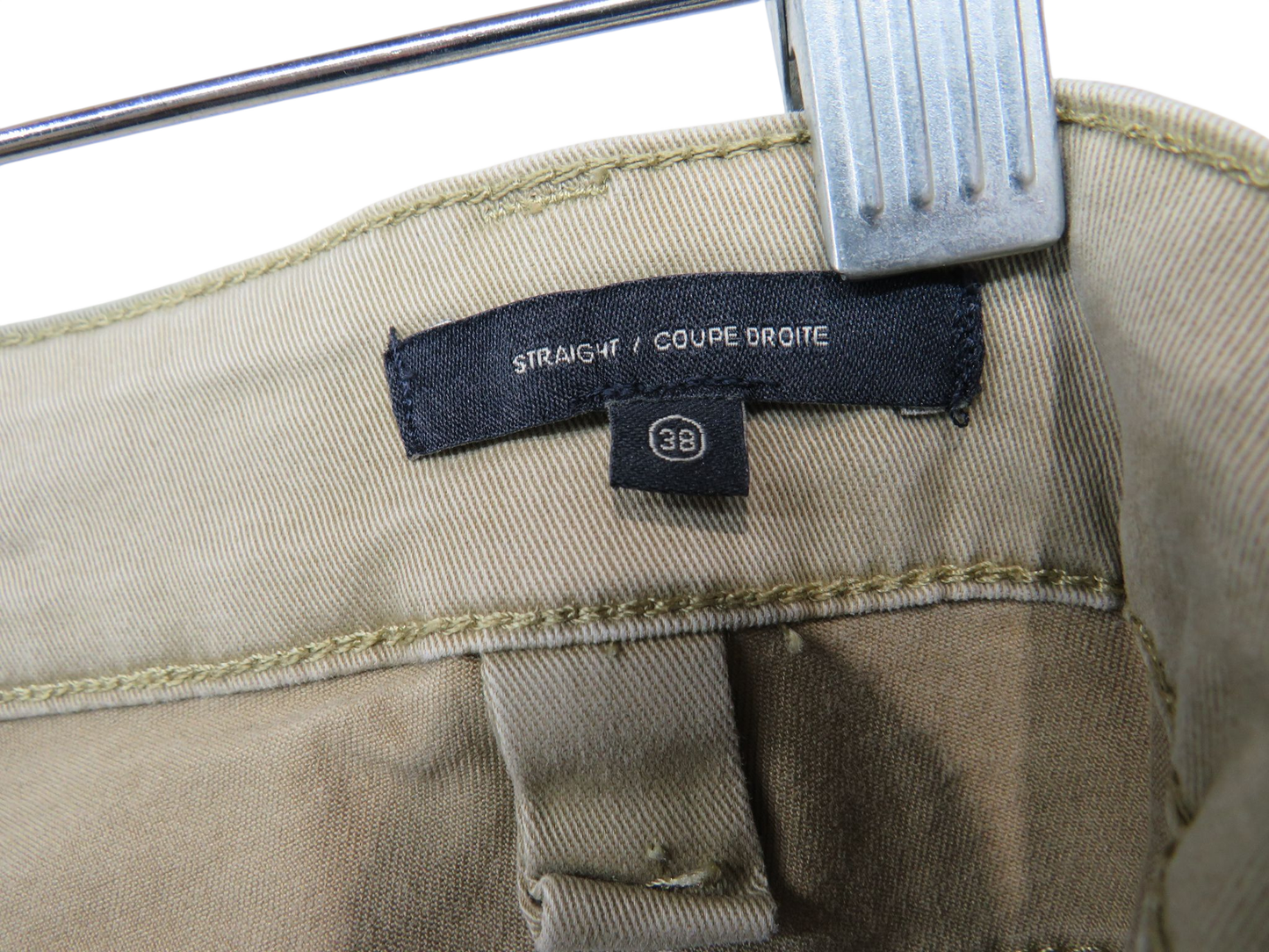 Dockers Pants Men's 38x32 Straight Khaki Chino Flat Front Zip Fly Casual W38 L32