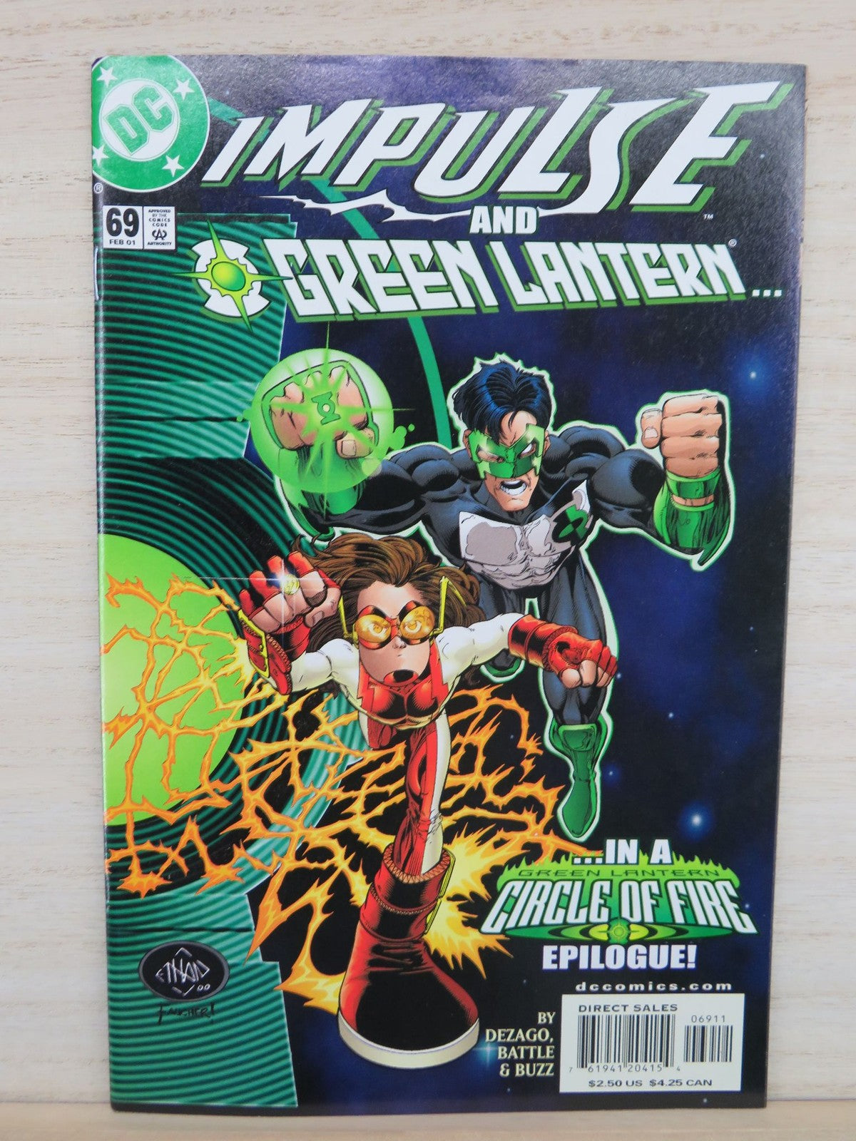 Impulse and Green Lantern #69 Feb 01 Circle of Fire Epilogue - DC Comic